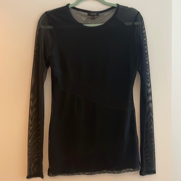 ALALA Open Up Mesh Tee - S / Black - Picture 2 of 6